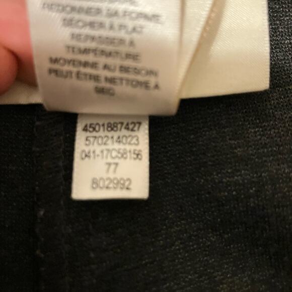 Chico’s Juliet Straight Leg Pant‎ Grey Womens size 6 Tall classic Career Pull-on - Picture 10 of 13